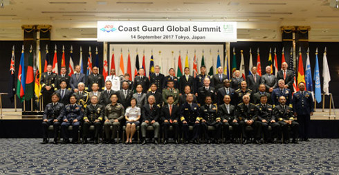 Group photo of participants at the 1st Coast Guard Global Summit