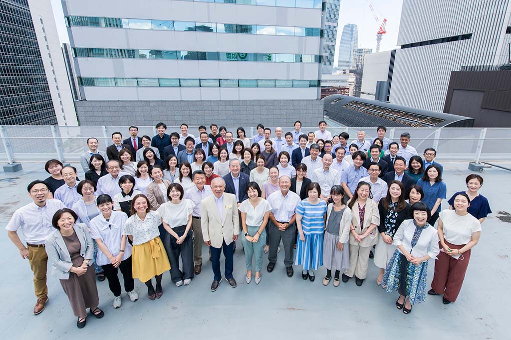 Group photo of The Nippon Foundation employees