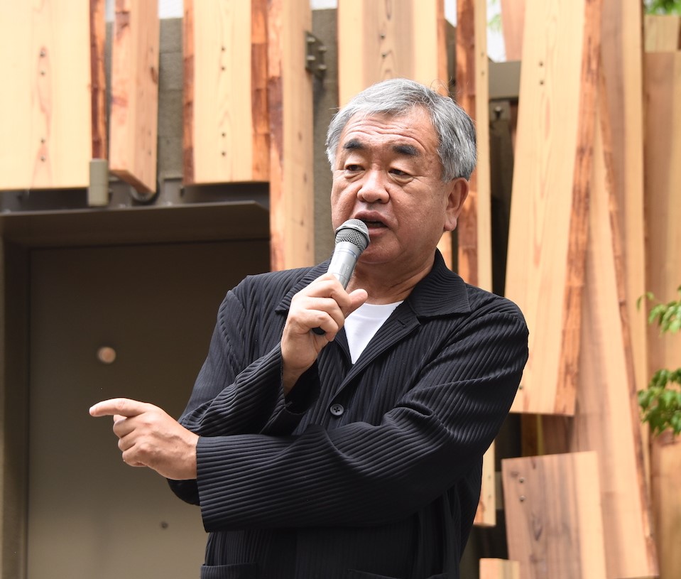 写真:建築家 隈 研吾氏