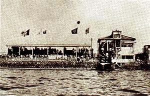 Photo of the Omura boat course