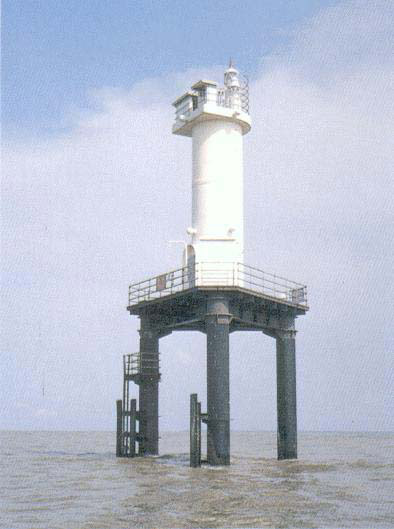 Photo of a buoy in the Straits of Malacca and Singapore