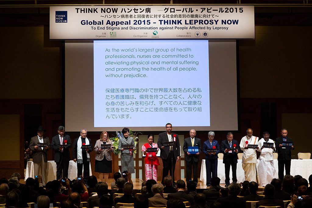 Photo of the reading of the Global Appeal 2015