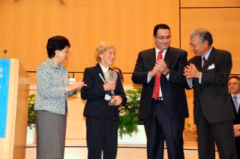 Photo of WHO Sasakawa Health Prize award ceremony