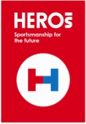 ロゴ：HEROs Sportsmanship for the future