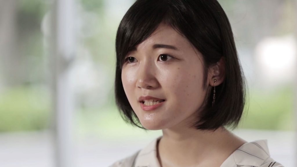 夢の奨学金プロジェクト インタビューの1シーン