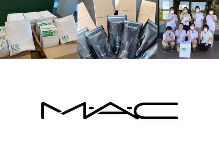 写真とM・A・C (ELCジャパン株式会社)のロゴ