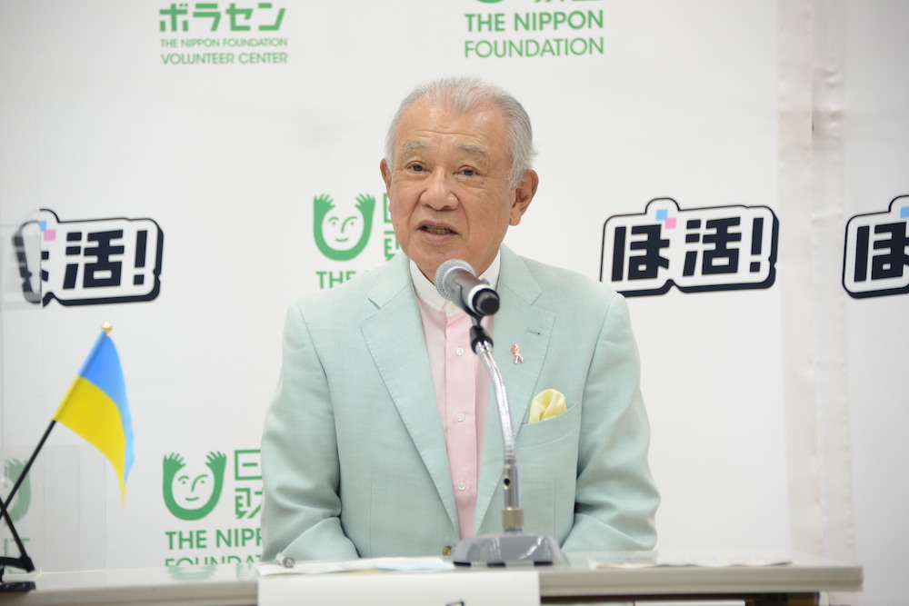Photo of Yohei Sasakawa, Chairman, The Nippon Foundation