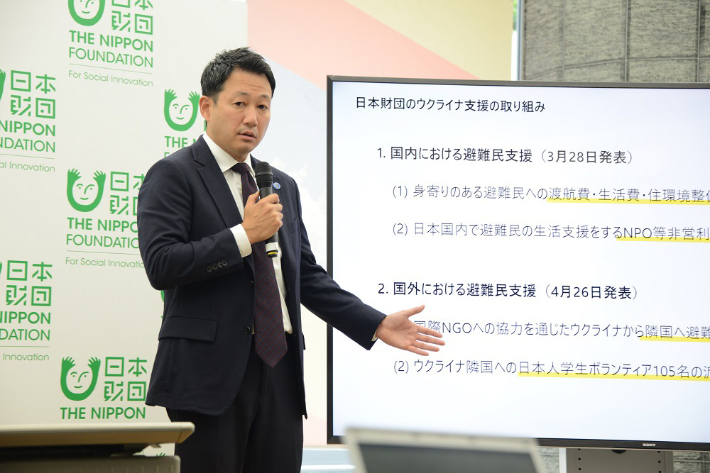 Photo of Jumpei Sasakawa, Executive Director, The Nippon Foundation