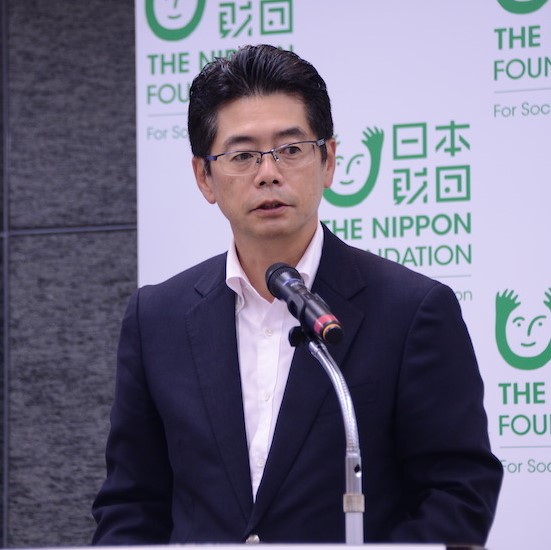 Photo of Mitsuyuki Unno, Executive Director, The Nippon Foundation
