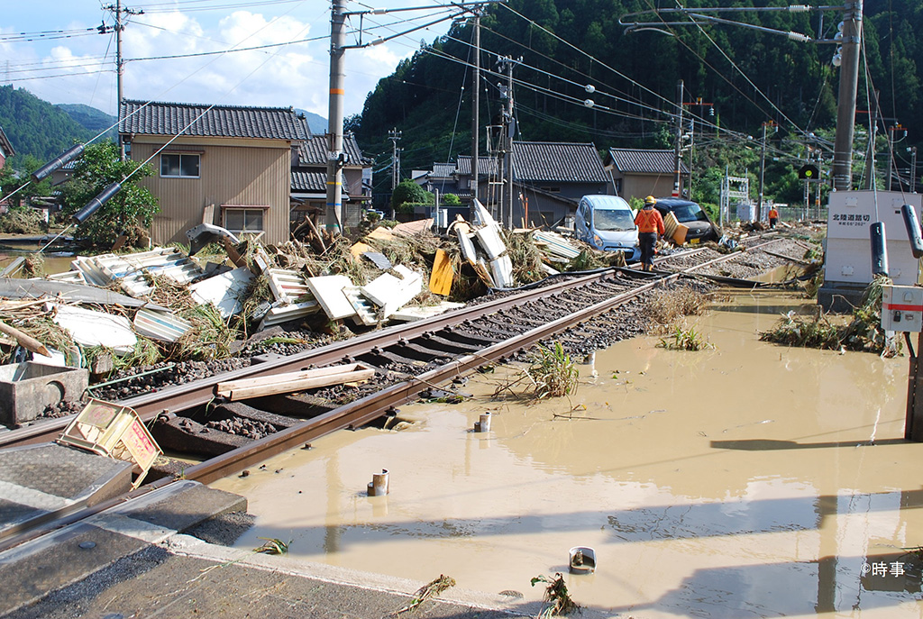 大雨による被災地の様子