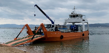 Photo of landing craft