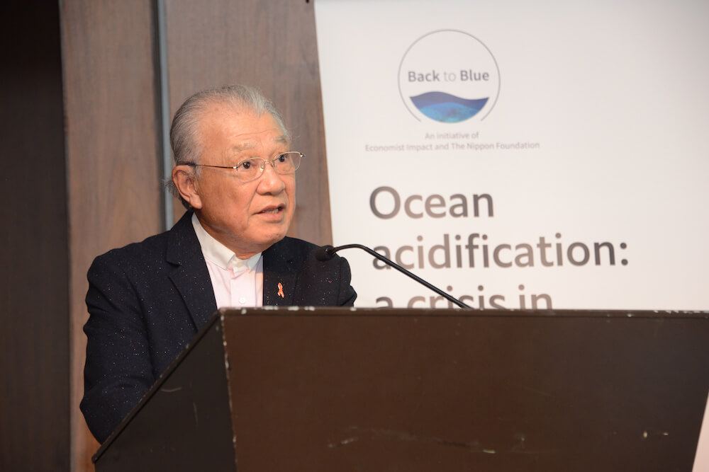 画像:笹川陽平 日本財団 会長