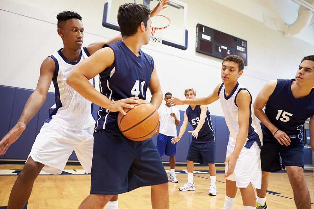 海外の学生スポーツの模様