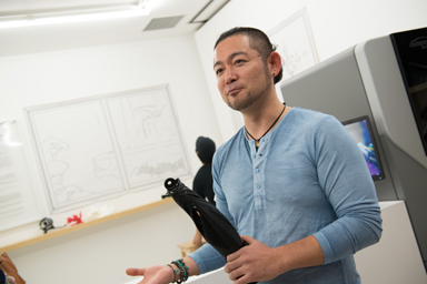 Photo of Taketo Kobayashi, a 3D computer graphics designer
