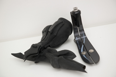 Photo of an artificial limb made with 3D printers