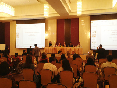 Photo of scene from the 6th Asian Ministerial Conference on Disaster Risk Reduction