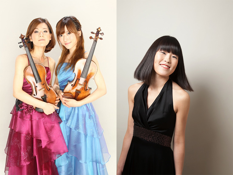 写真:左から中村 ゆか里と中村 里奈、佐久間 晃子