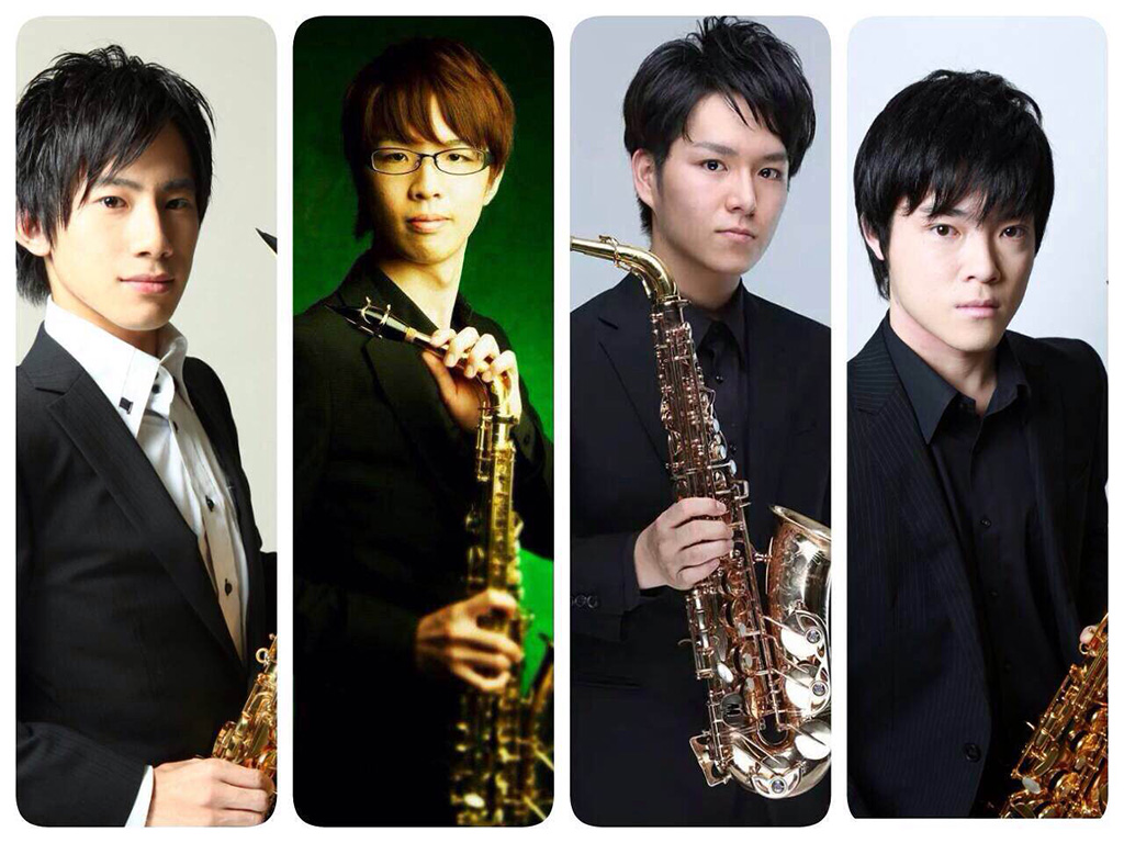 写真：The Rev Saxophone Quartetのみなさん