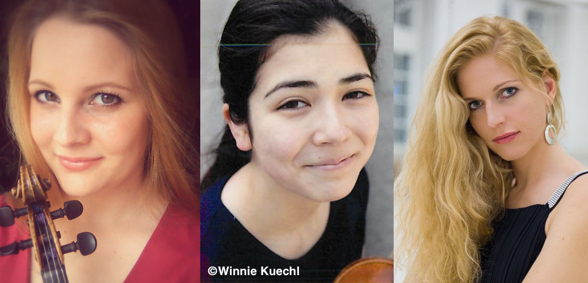 写真:左からAntonia SCHÖNER、Lisa-Maria SEKINE((C)Winnie Kuechl)、Veronika TRISKO