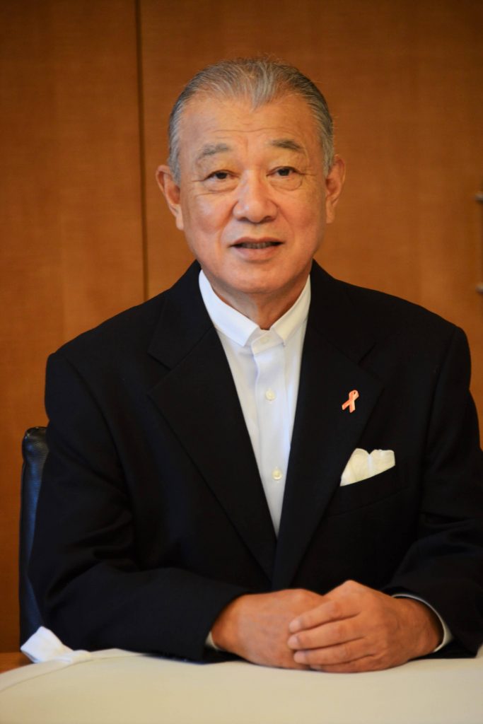 写真:笹川 陽平(日本財団会長)