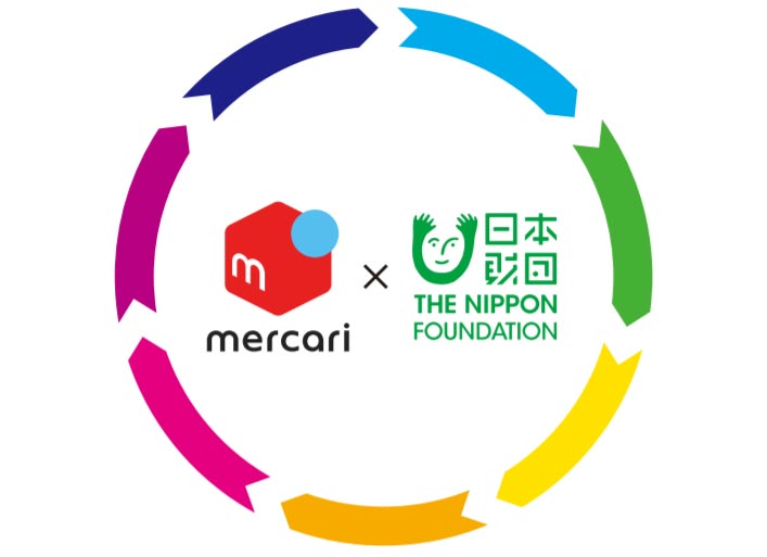 画像:メルカリ×日本財団プロジェクト メインビジュアル