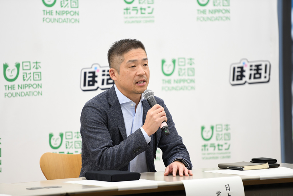 写真:日本財団 常務理事 樺沢 一朗