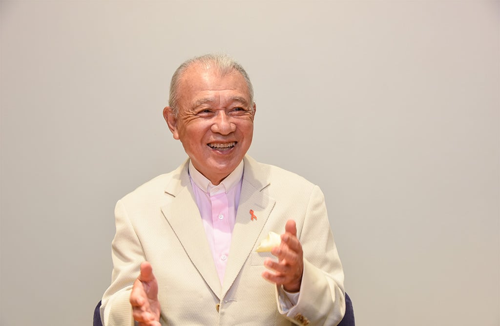 写真:笹川陽平会長