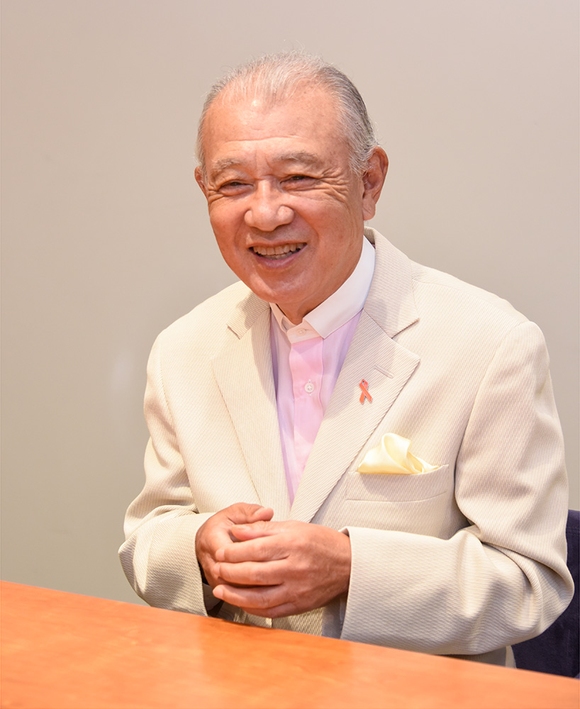 写真:笹川陽平会長