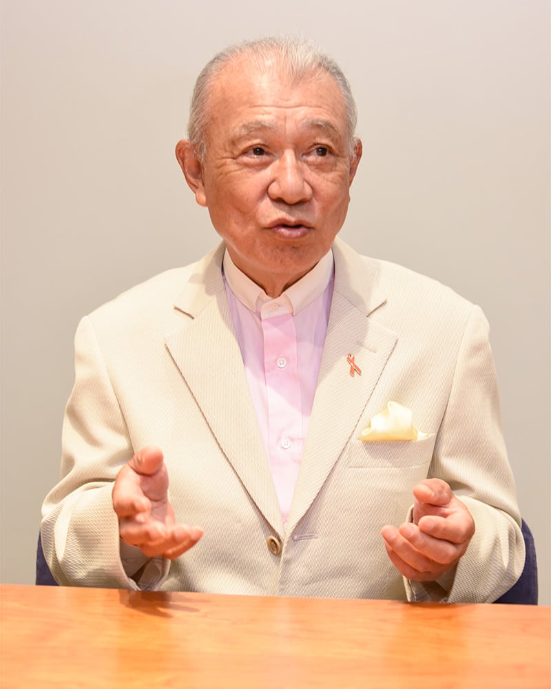 写真:笹川陽平会長
