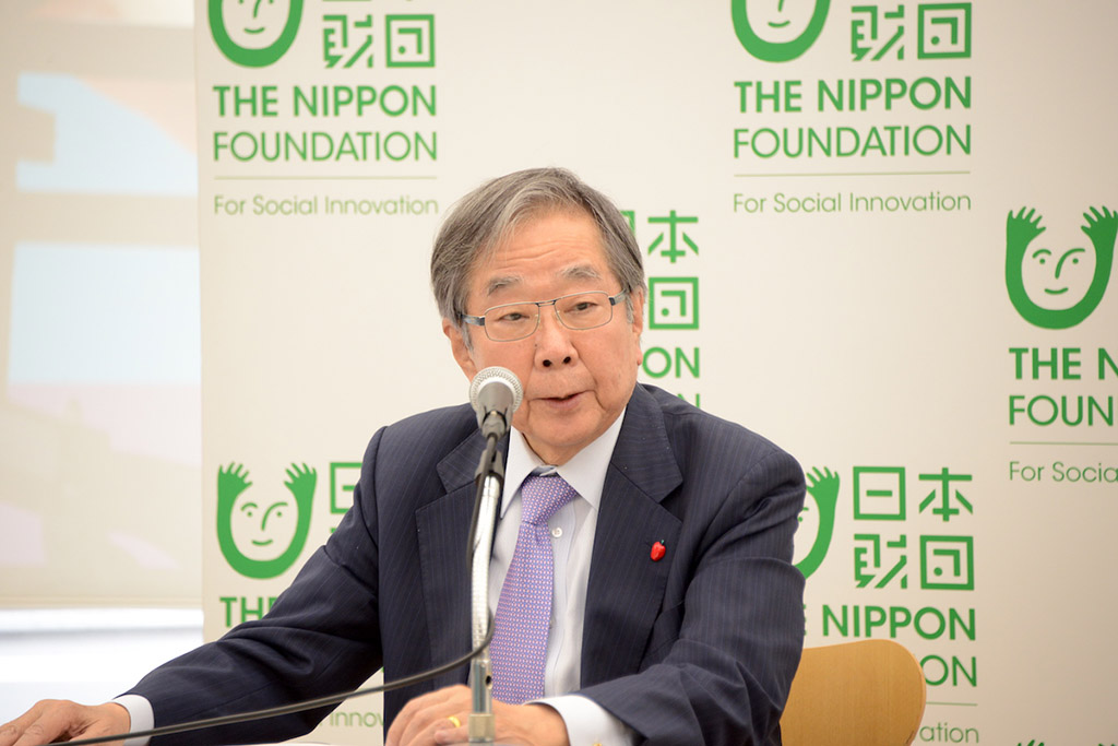 写真:日中医学協会 理事長 小川 秀興