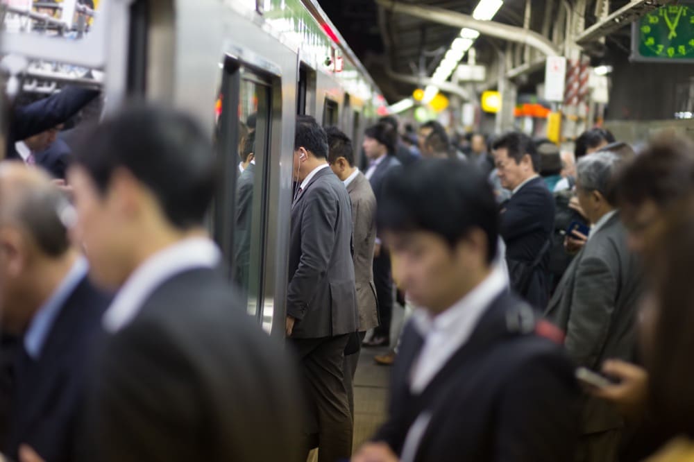 イメージ画像：満員電車