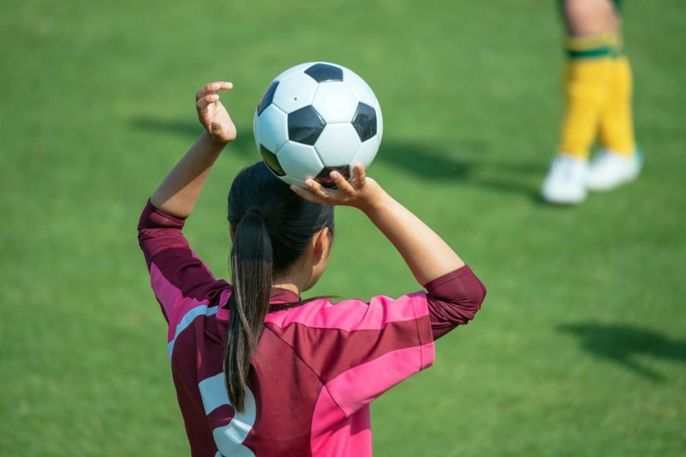 イメージ画像:女子サッカー選手