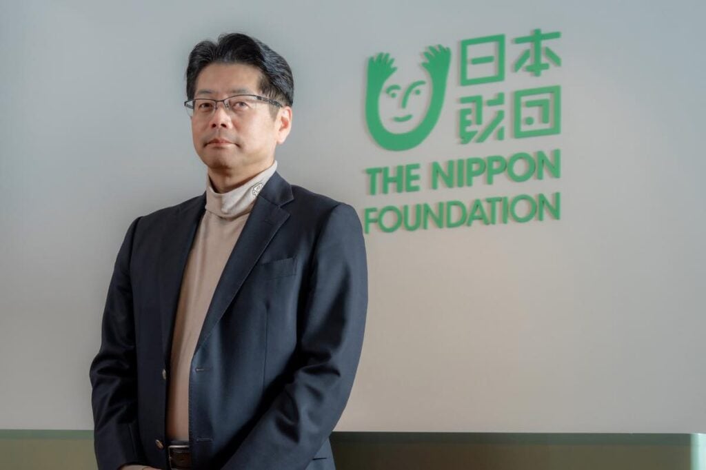 日本財団 海洋事業部の海野光行常務理事